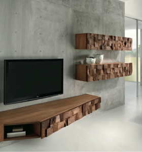 Muebles minimalistas flotantes para decorar los interiores de las casas modernas