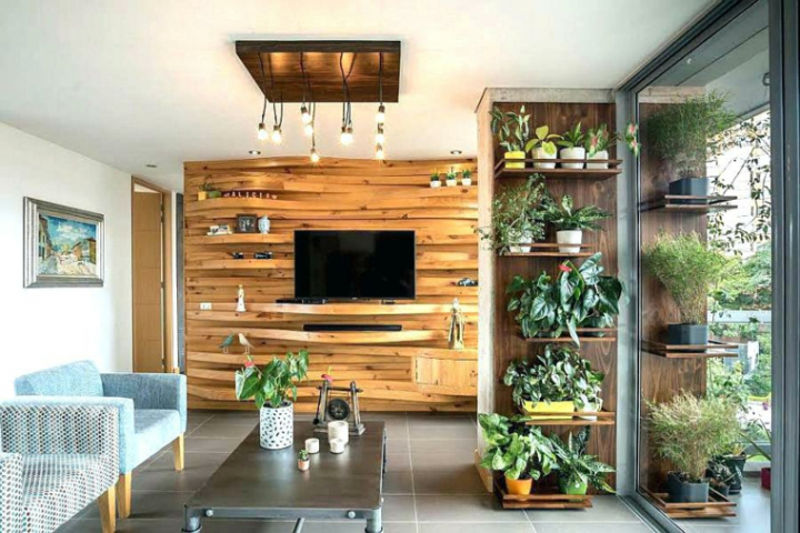 Acento de madera cálida en la pared - descubre nuevas ideas para