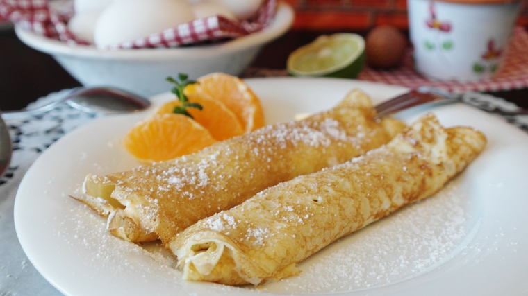 Receta de crepes sabrosas
