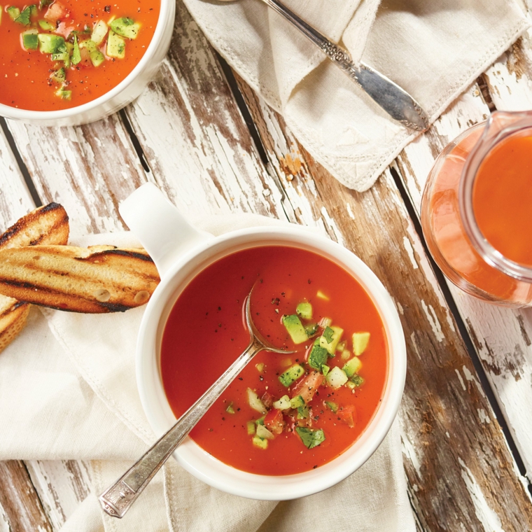 receta de gazpacho andaluz-casero