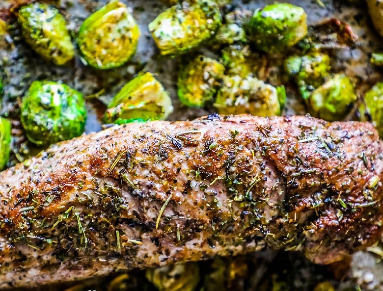 recetas de solomillo de cerdo-asado-verduras-ideas-originales