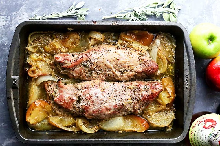 recetas-de-solomillo-de-cerdo-manzana-mostaza-opciones