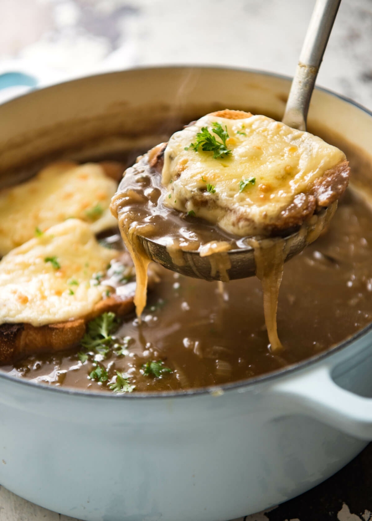 sopa de cebolla receta