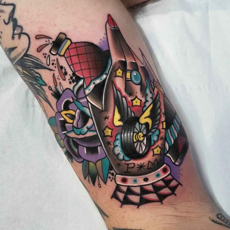 tatuaje-neo-tradicional-diseño-Eddie-Czaicki