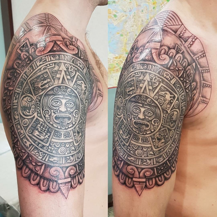 tatuajes-para-el-hombro-estilo-maya