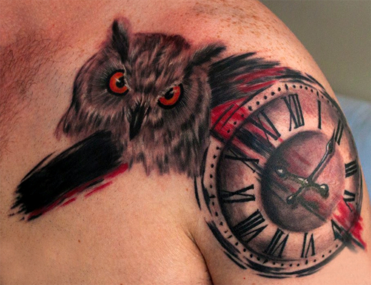 tatuajes-para-el-hombro-originales-reloj