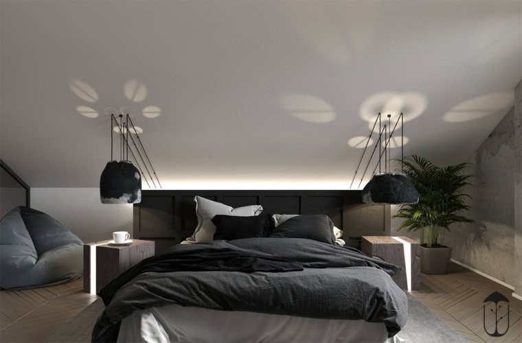 decoración minimalista dormitorio