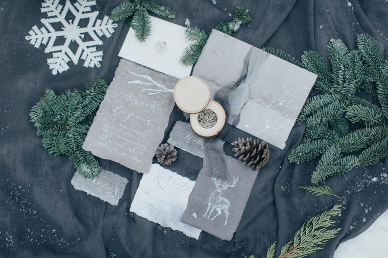 ideas-para-bodas-invierno-decoracion-invitaciones
