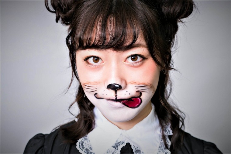 maquillaje-de-halloween-ideas-gato-opciones