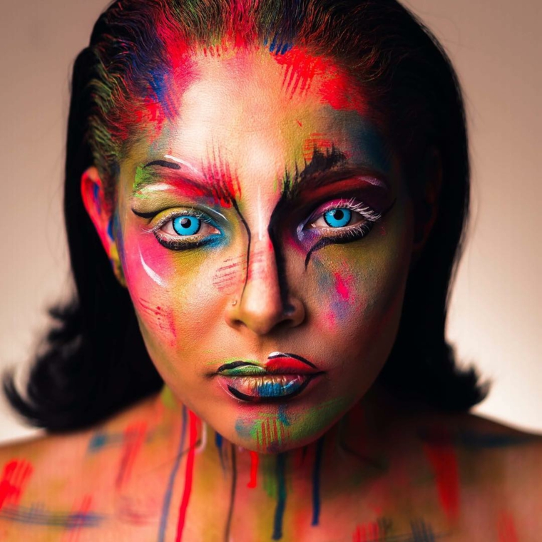 maquillaje-inspirado-cuadros-colores
