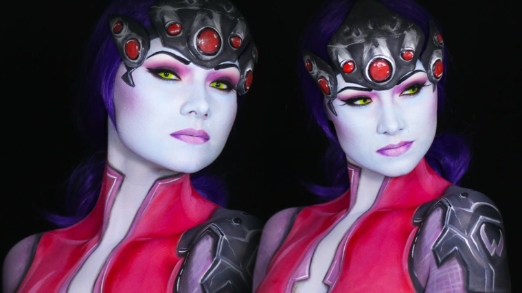 mujer-heroe-ideas-maquillaje-halloween