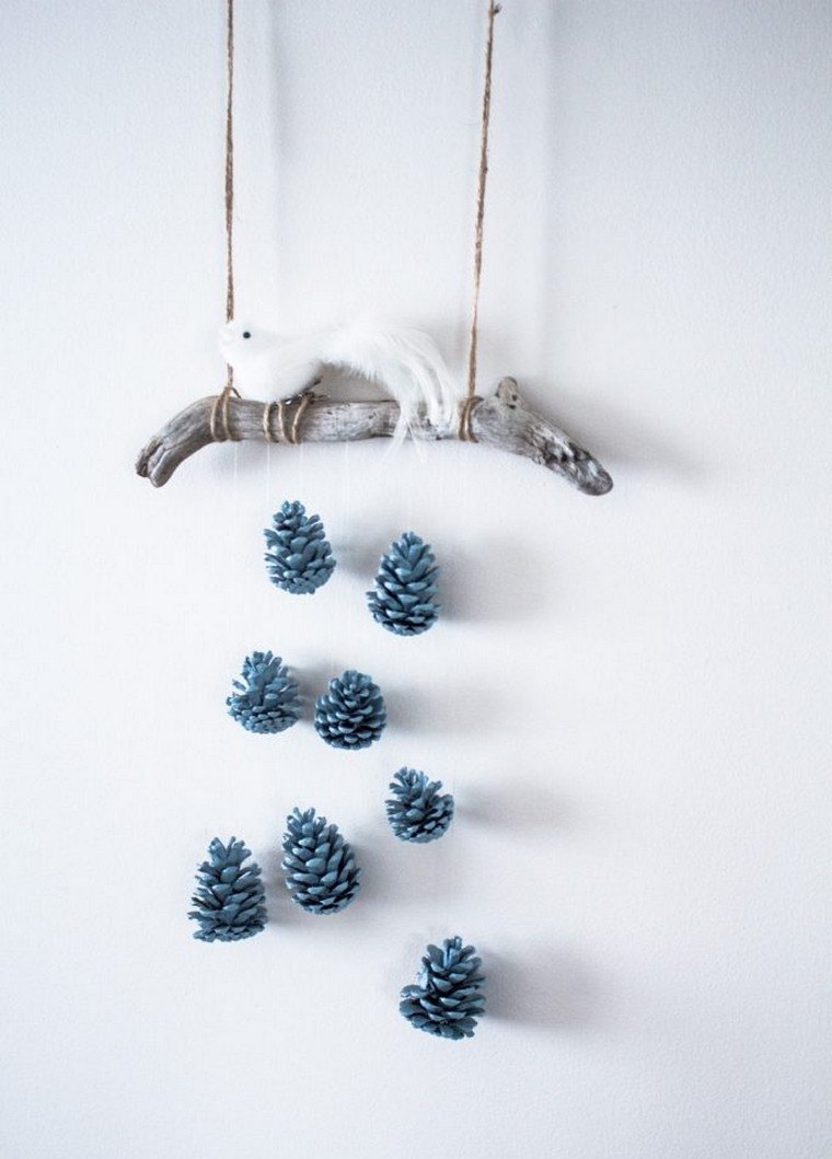 navidad adornos‍ conos pino ​ 