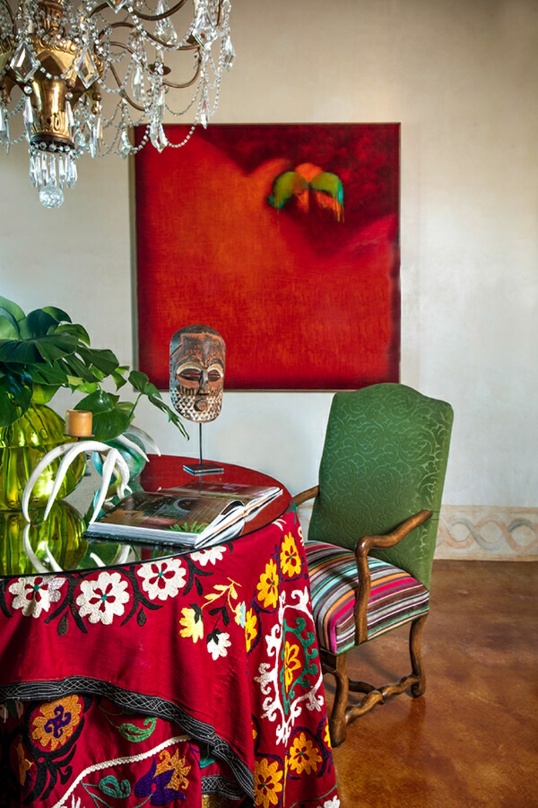 usos de eclecticismo en interiores
