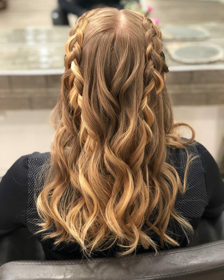 trenzas laterales