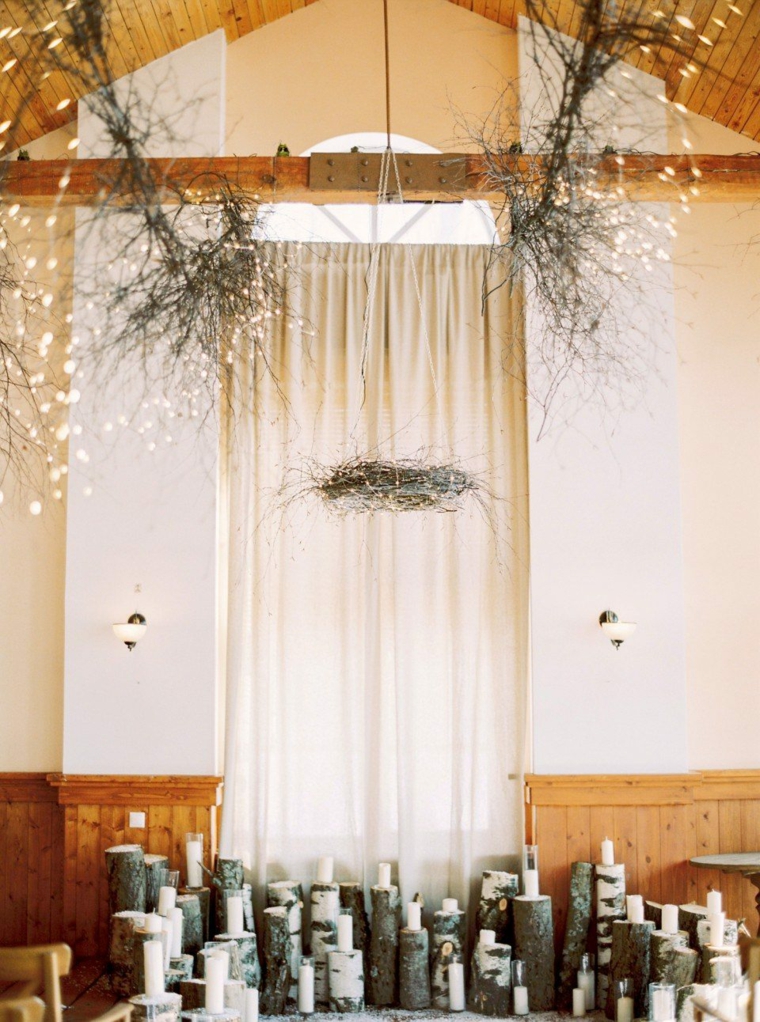 velas-madera-decoracion-techo-boda-invierno