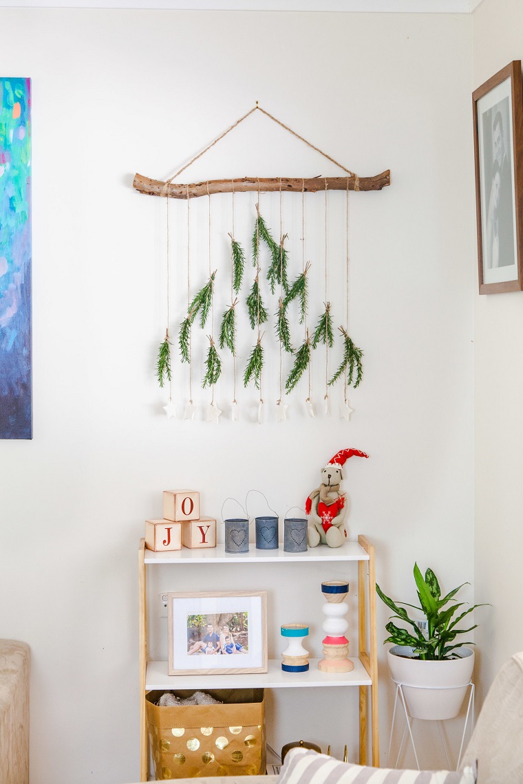 como decorar un árbol de navidad-adorno-boho