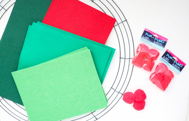 cómo hacer una corona de navidad -ideas-manualidad