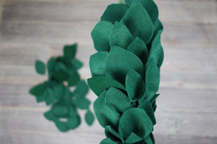 cómo hacer una corona de navidad -voluminosa-ideas-originales