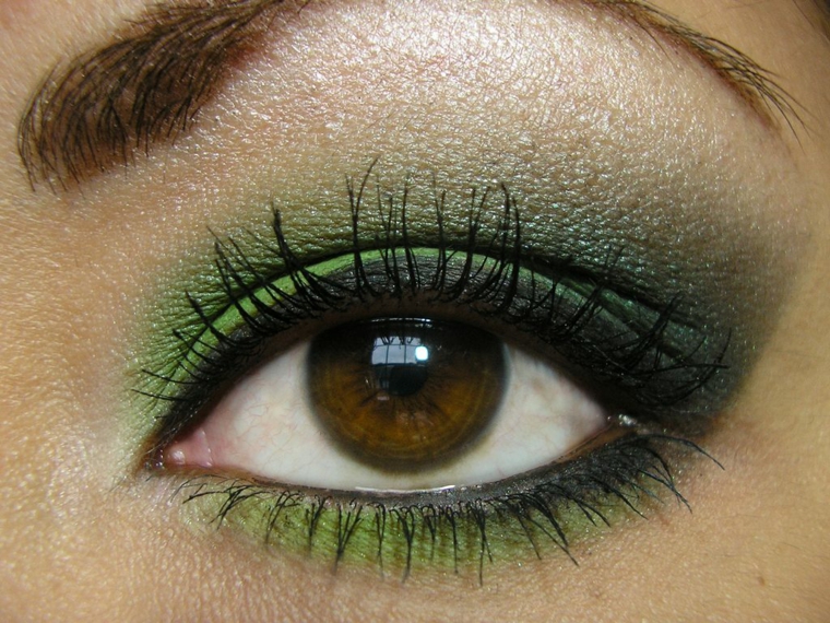 como se maquillan los ojos-marrones