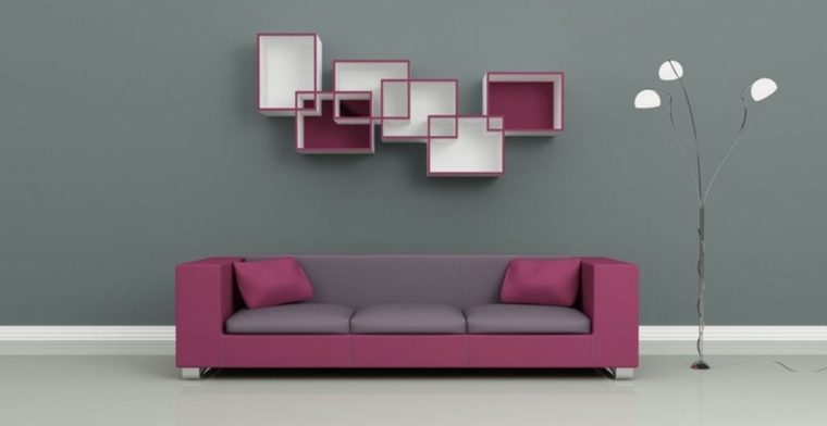 decoracion minimalista-colores-salon