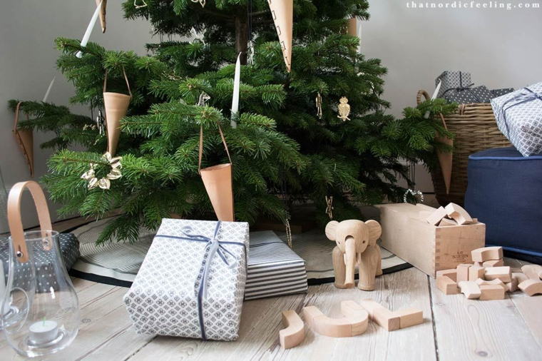 el arbol de navidad-decoracion-escandinava