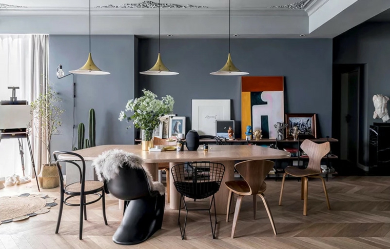 interior moderno-comedor