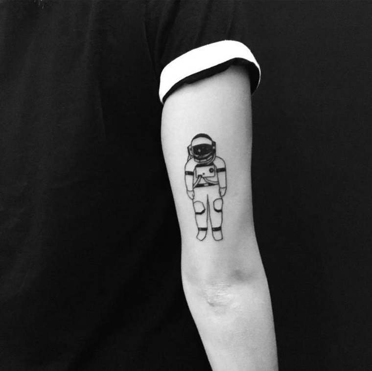 los mejores tatuajes astronauta