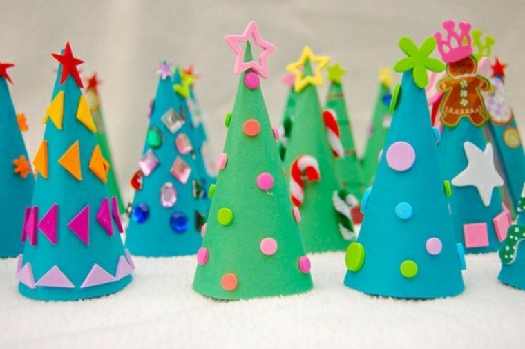 manualidades creativas árboles-de-navidad