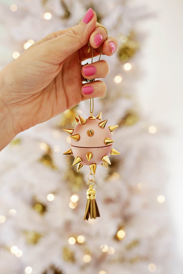 como decorar un árbol de navidad ornamentos-maquillaje-opciones