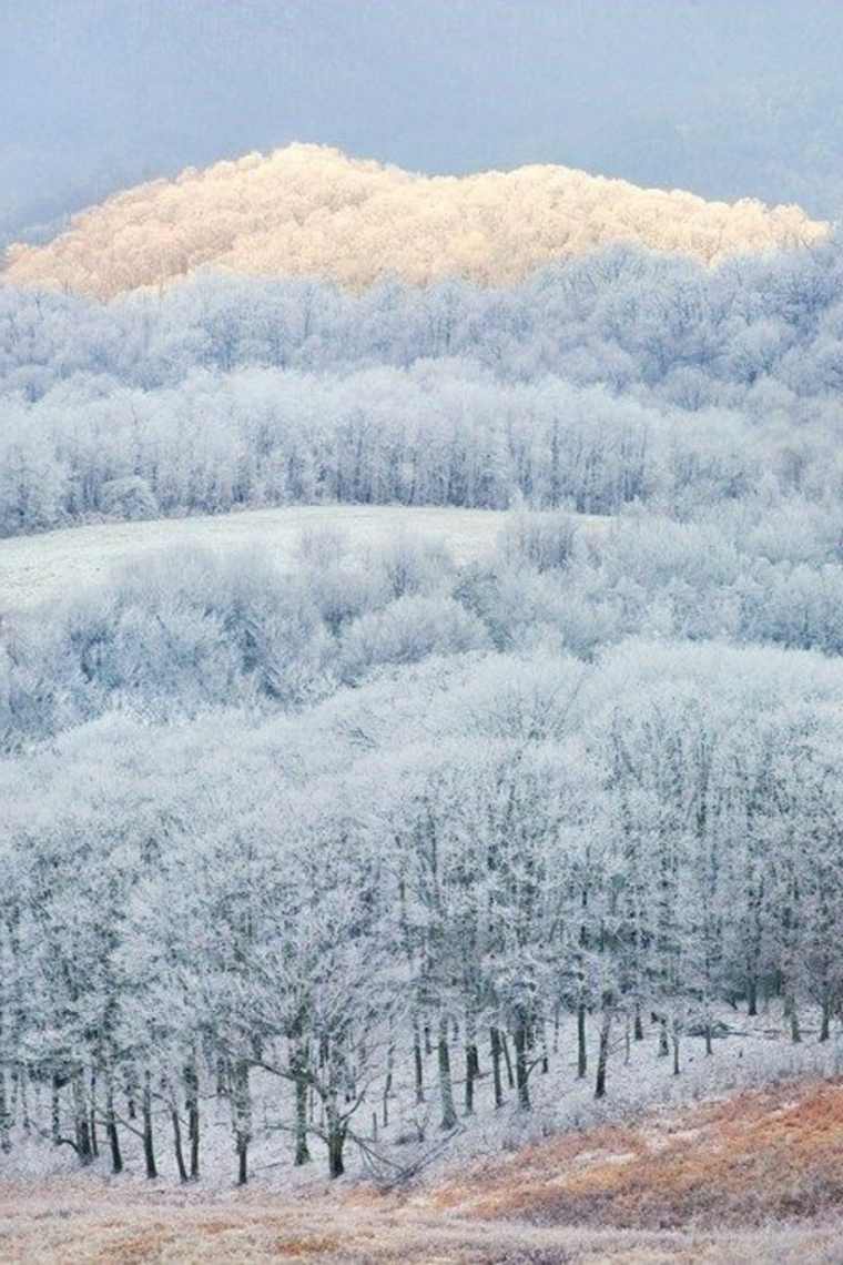 paisajes-hermosos montaña nevada
