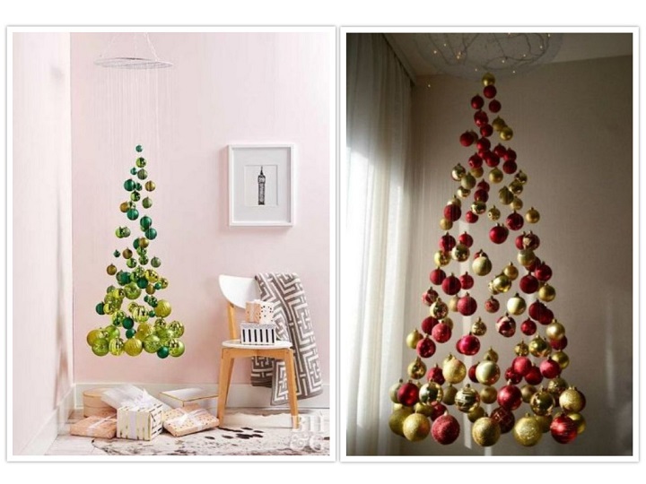 arbol de navidad concepto moderno