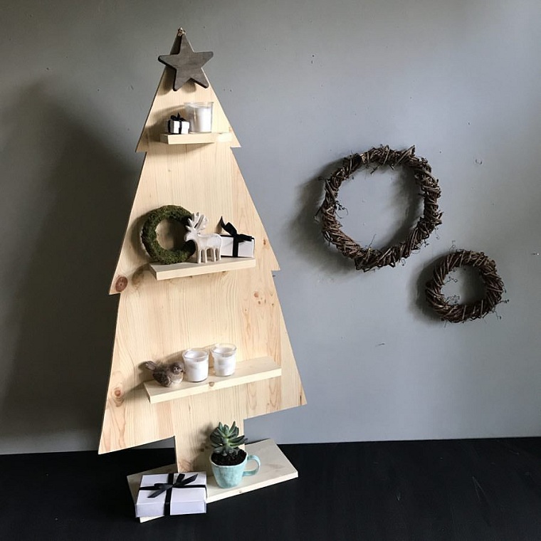 arbol-de-navidad-de-madera-pared-decoracion-pequenos