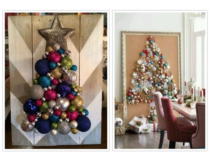 arbol de navidad mesas madera