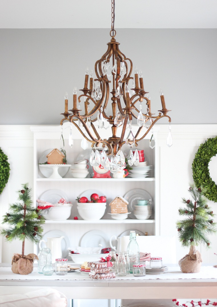 árboles de navidad originales-decorar-mesa
