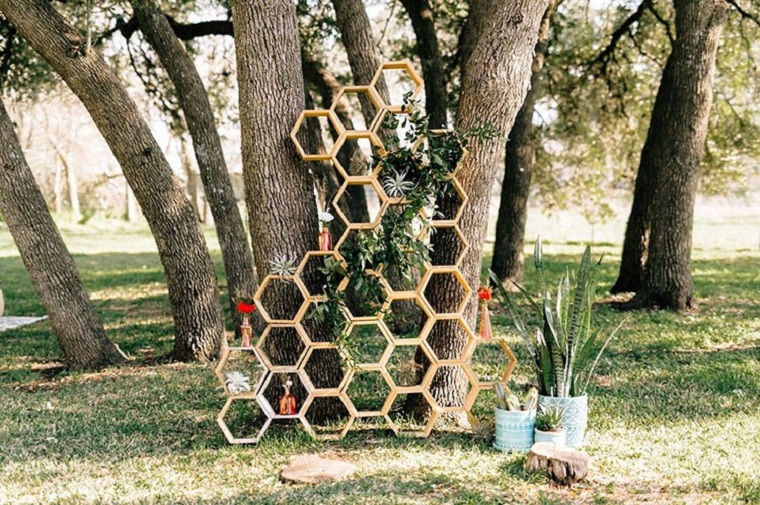 boda-decoracion-geometrica-ideas-2019