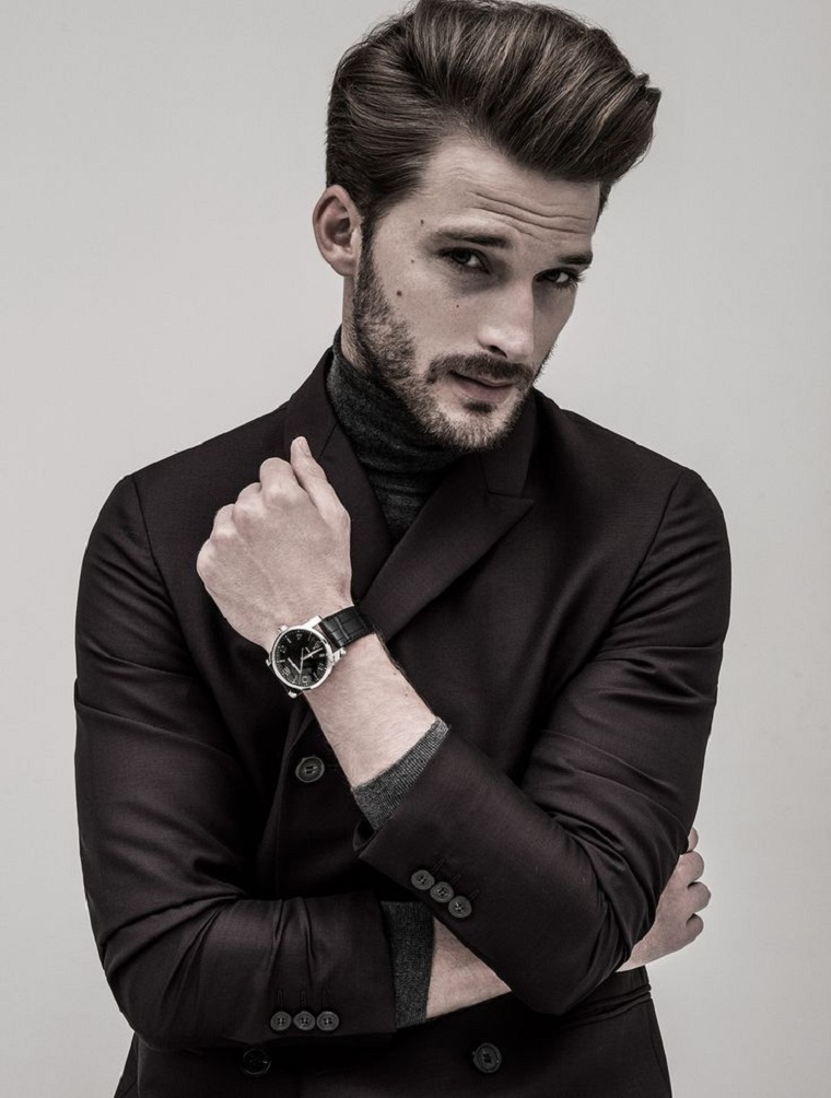 cortes de pelo hombre 2018 barba-estilo-jovenes