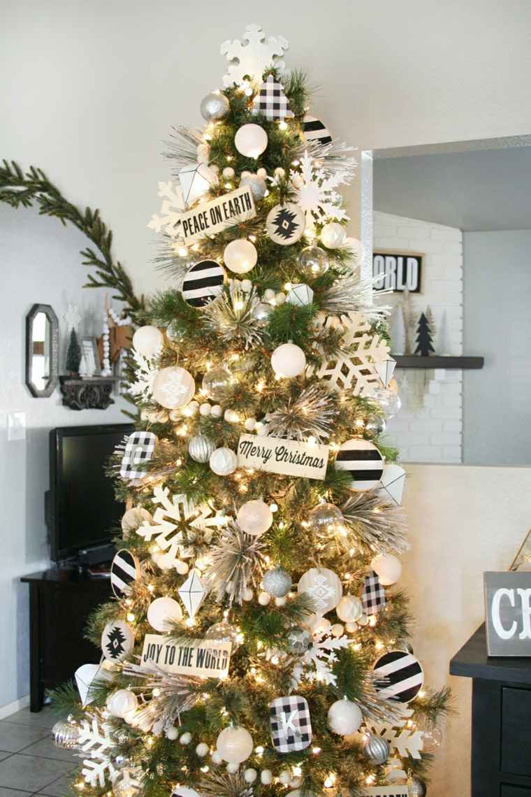 decoraciones navideñas en-blanco-y-negro