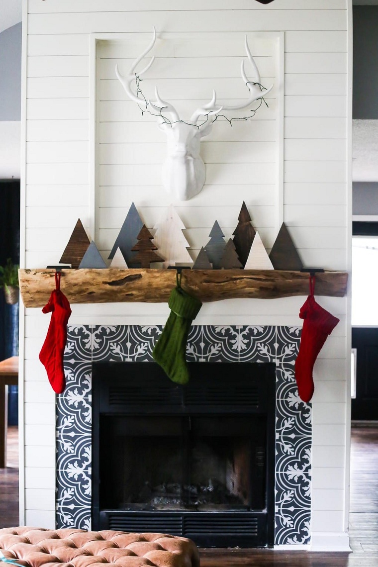 decoraciones para navidad-arboles-madera