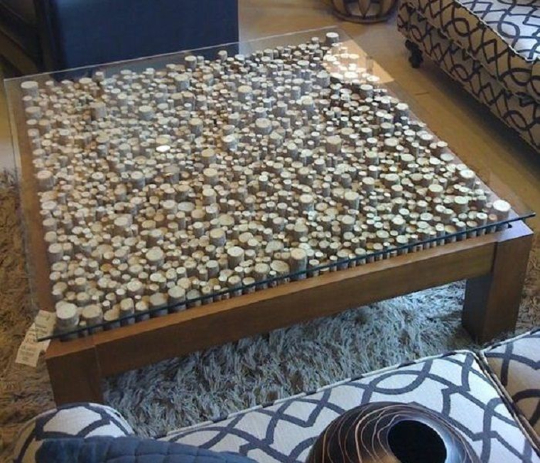 Superficie de mesa de café