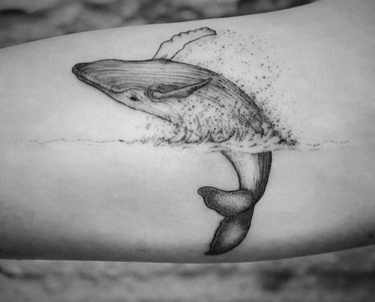 ideas para tatuajes-ballena-nadando