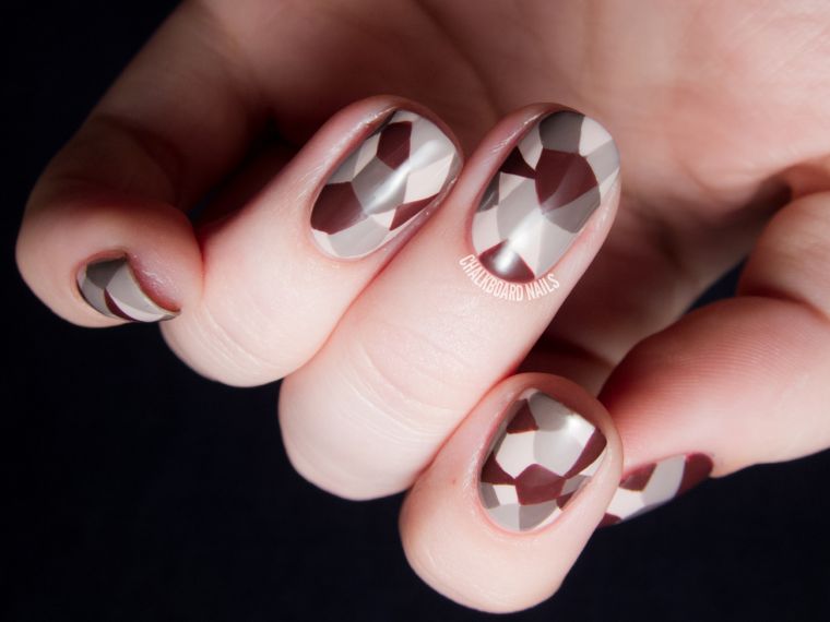 unas-bellas-colores-simples-estilo'moderno