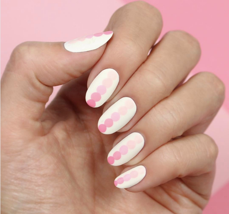 uñas pintadas-diseno-geometrico-colores-pastel