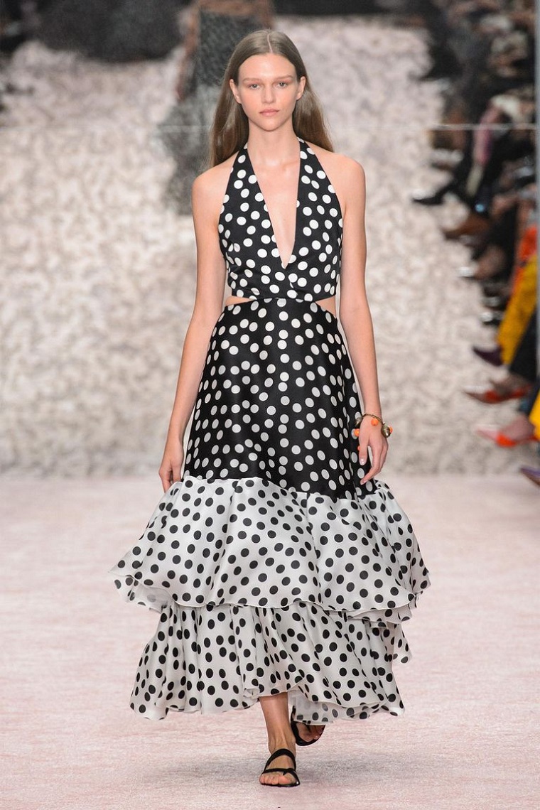 vestido-blanco-negro-puntos-ideas