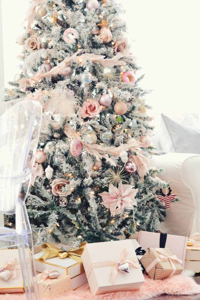 árbol-de-navidad-moderno-rosa