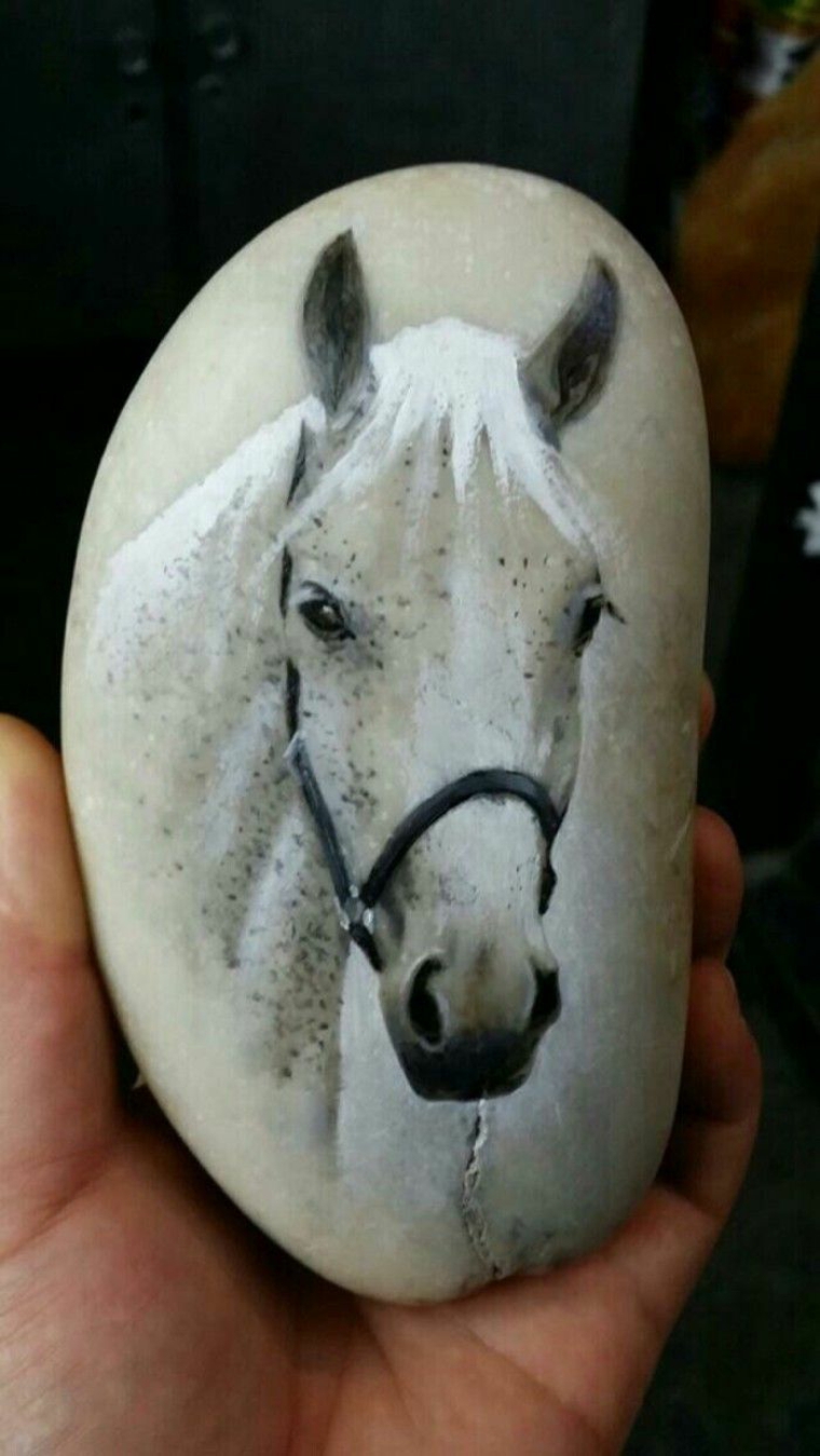 ===Con piedras...=== - Página 4 Como-pintar-piedra-caballo