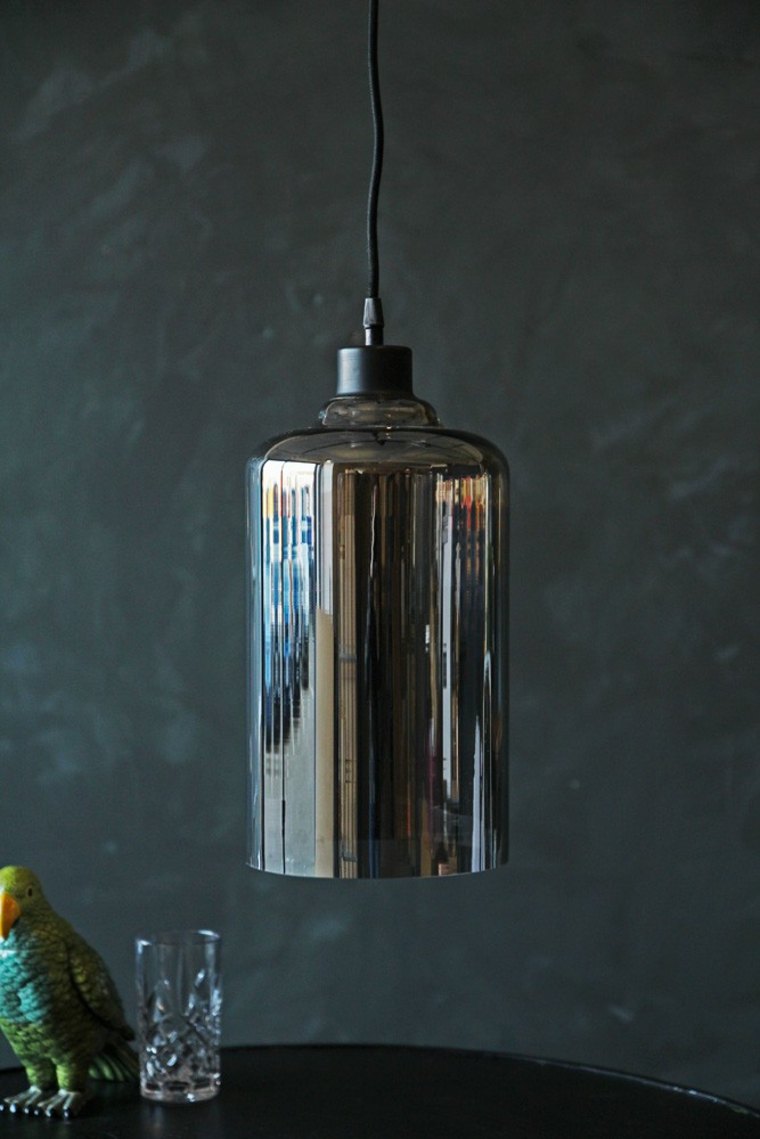 lámpara-de-diseño cristal ahumado