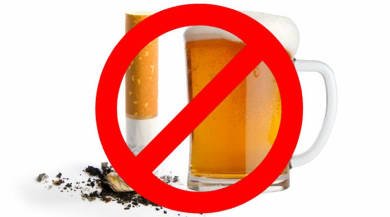 dejar de fumar y de beber
