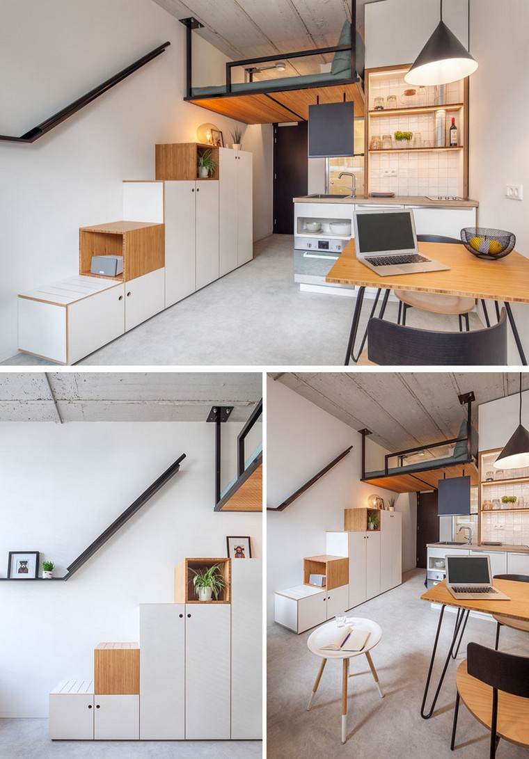 Espacio de almacenamiento bajo las escaleras 13 ideas originales