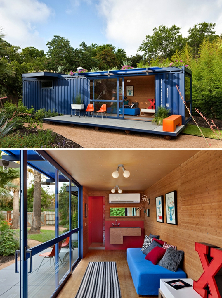 arquitectura con contenedores reciclados