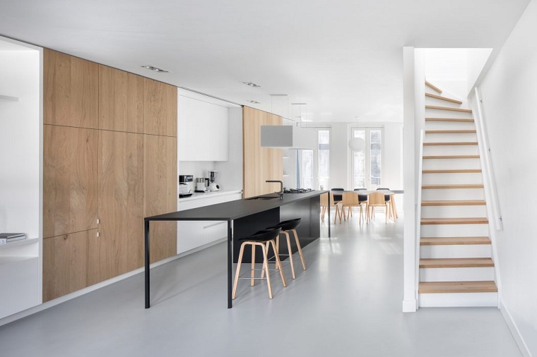 Cocina negra - Ideas para el diseño del interior de la cocina 100 fotos